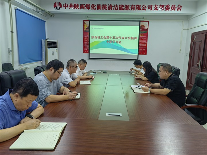 （二）公司所属各单位传达学习陕西省工会第十五次代表大会精神