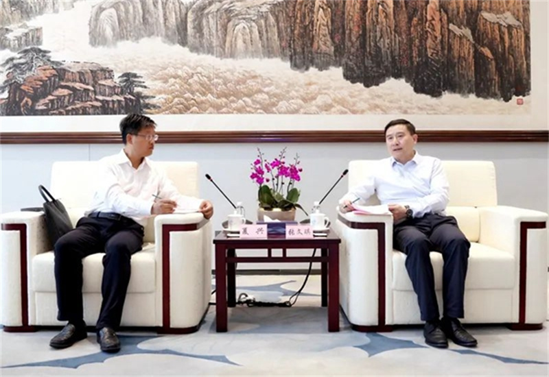 张文琪会见河南省发展改革委和信阳市政府领导一行