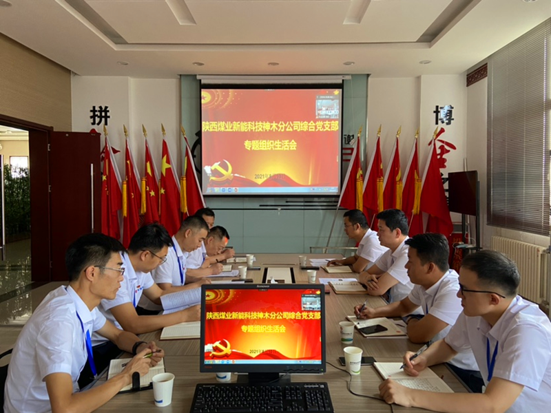 神木分公司各党支部党史学习教育专题组织生活会召开-配图1.png